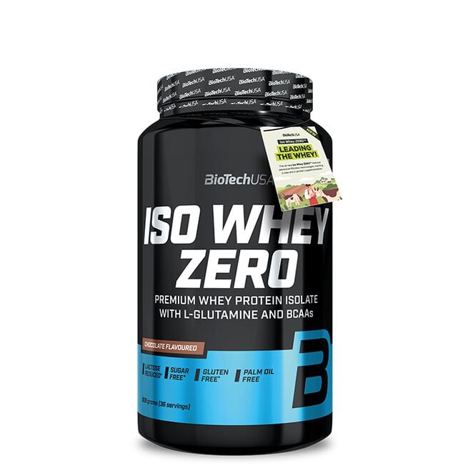 Iso Whey Zero Laktose reduceret Valleproteinisolat 908 g Chocolate