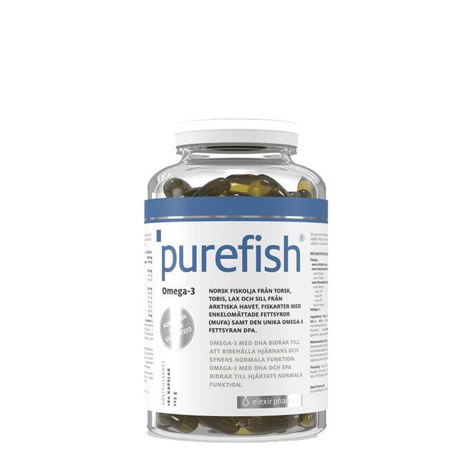 Purefish Omega-3 180 kapsler