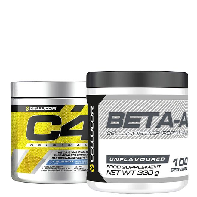 C4 PWO 30 portioner + COR-Performance Beta Alanine 330 g