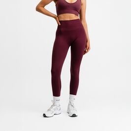 Seamless Scrunch Tights, Redwood, XS  Træningstights Rødbrun