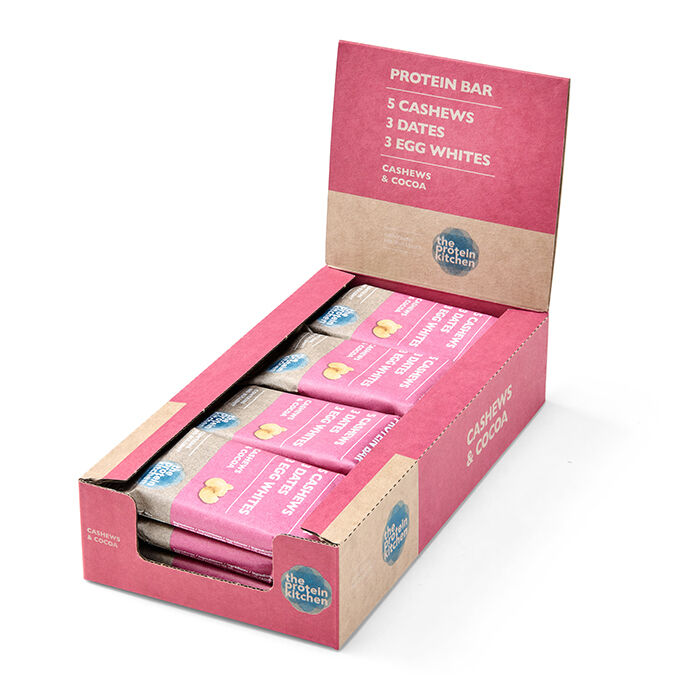 12 x Proteinbarer, 55 g Cashew & Cocoa