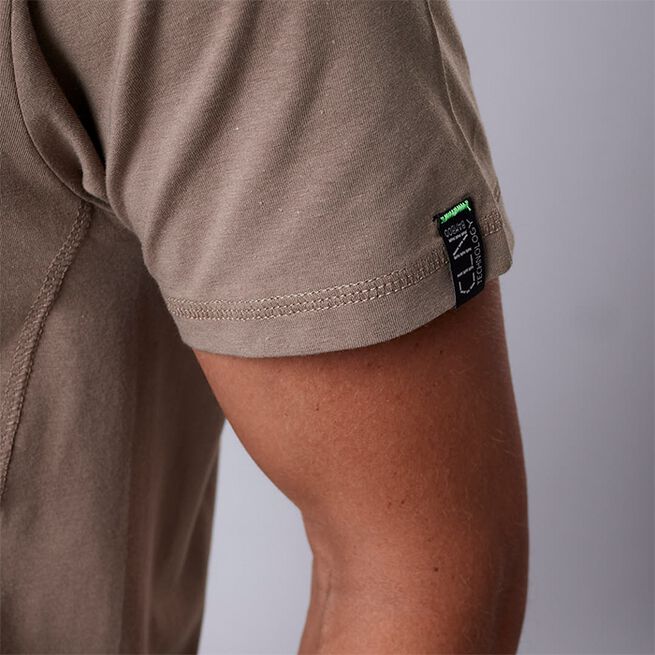 CLN Trap Bamboo T-shirt, Dark Khaki