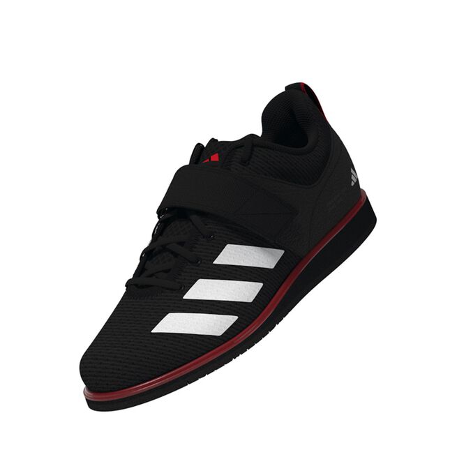 Powerlift 5 Sko Sort Hvid Rød