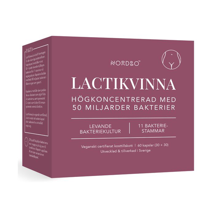 LactiKvinna 50 miljarder 60 kapsler