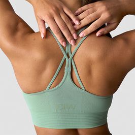 Define Seamless Sports Bra, Light Moss, L  Define Seamless Sport-bh Lysgrøn