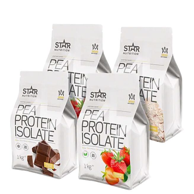 Mix&Match: 4 x Ærteproteinisolat Ærteproteinisolat 1 kg