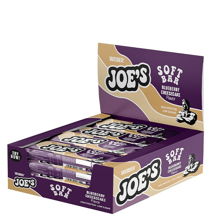 12 x JOE'S Soft Protein Bar 50 g Blueberry Cheesecake
