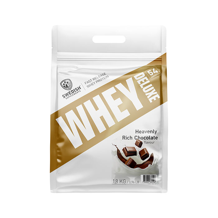 Whey Deluxe Valleprotein 1800 g Rich Chocolate