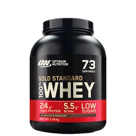 100% Whey Gold Std, 2273 g, Double Rich Chocolate  100% Whey Gold Standard Valleprotein 2273 g Double Rich Chocolate