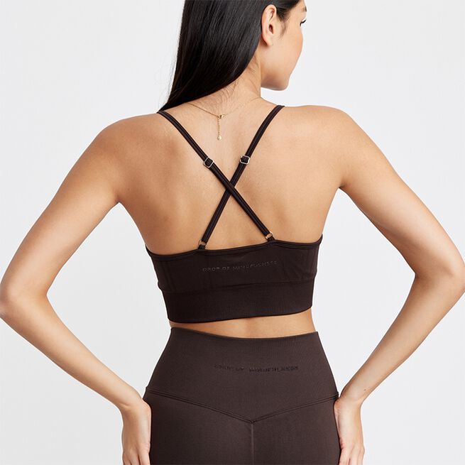 Sport-BH Mørkebrun
