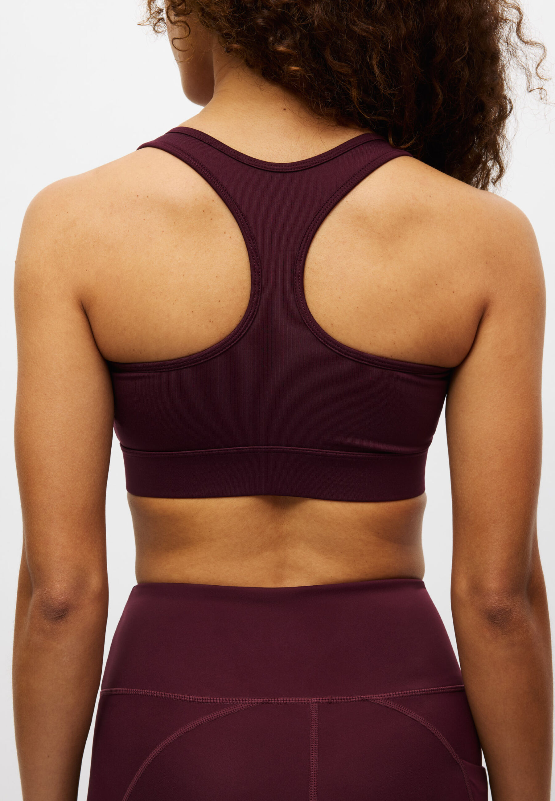 Essential Zip Sportsbra Lilla