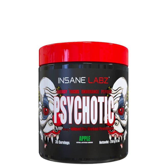 Psykotisk Pre-Workout 35 portioner Apple
