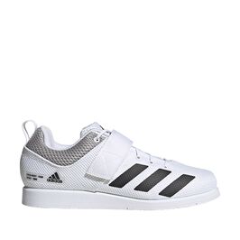 Adidas Powerlift 5, White/Black/Grey, 36  Powerlift 5 Sko Hvid Sort Grå