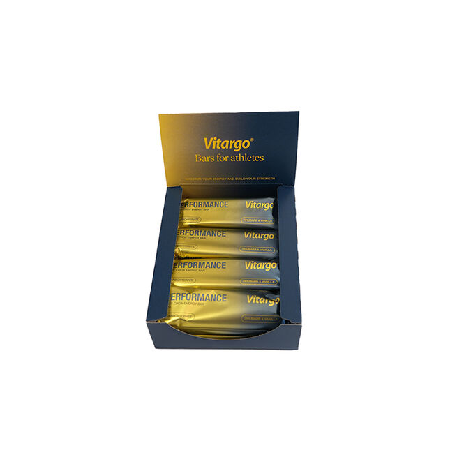 12 x Vitargo Performance bar 55 g Rabarber/Vanilje Rhubarb/Vanilla