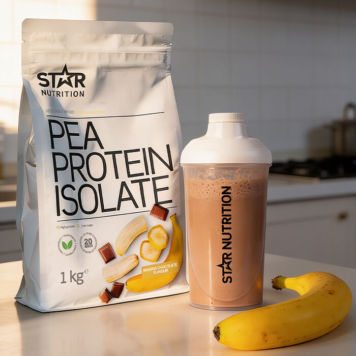 &AElig;rteproteinisolat 1 kg Banana Chocolate (NEW)