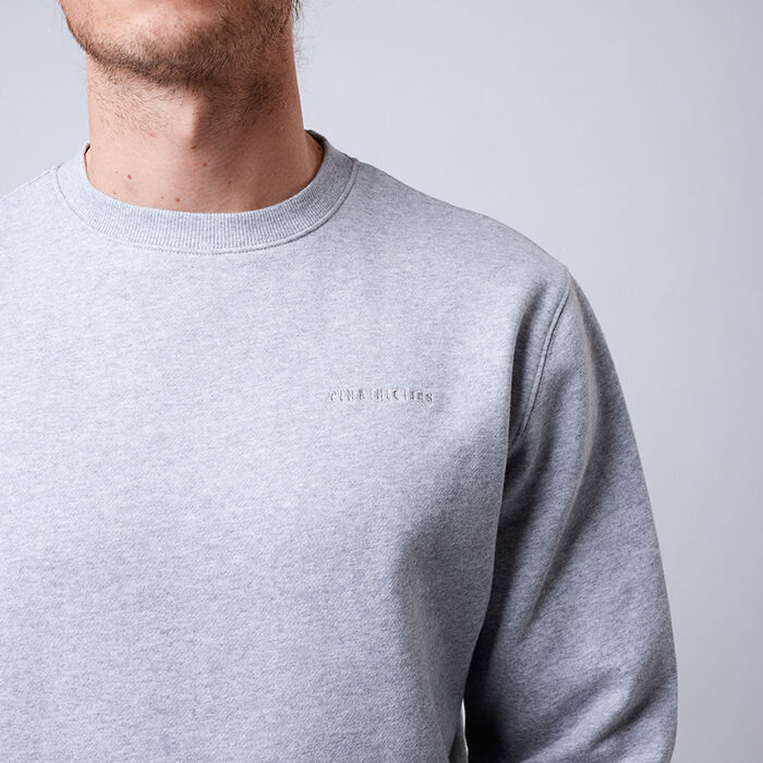 Men's Core Crew, Grey Melange