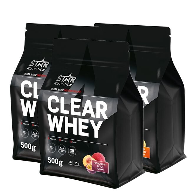 3 x Clear Whey Whey Protein 500g