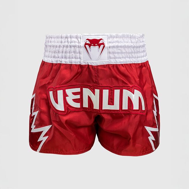 Venum Inferno Muay Thai Shorts Red/White