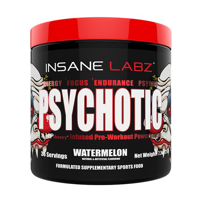 Psykotisk Pre-Workout 35 portioner Watermelon