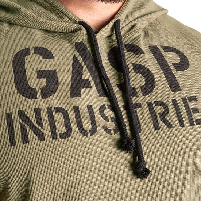 Thermal Kortærmet Hoodie Grøn
