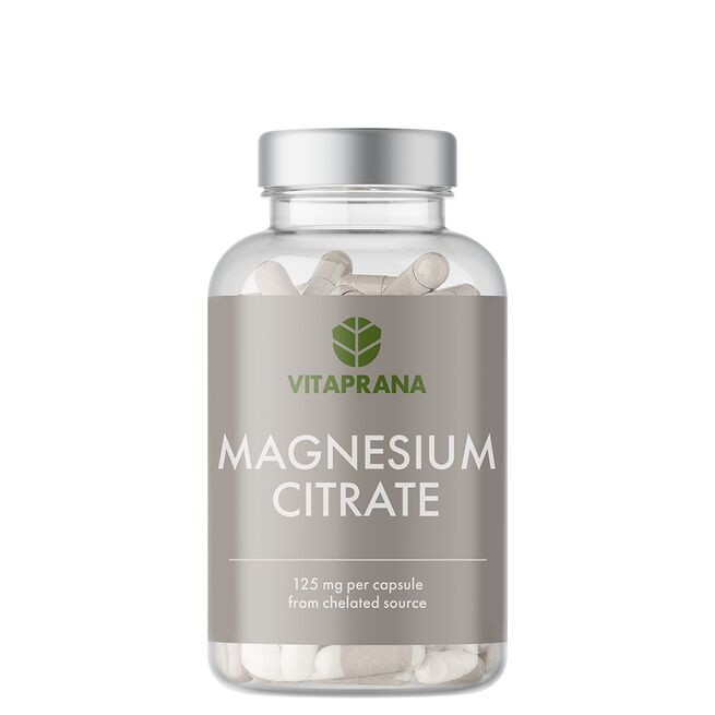 Magnesiumcitrat 125 mg 100 kapsler