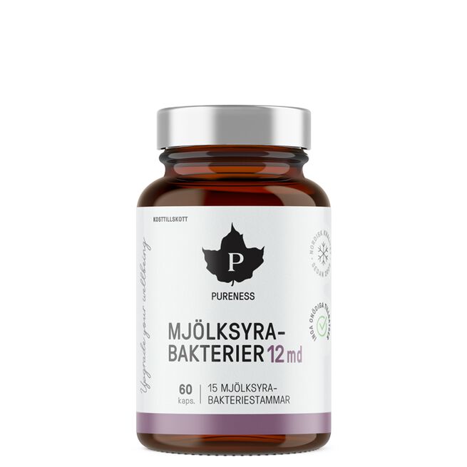 Mælkesyrebakterier 12 md 60 kapsler