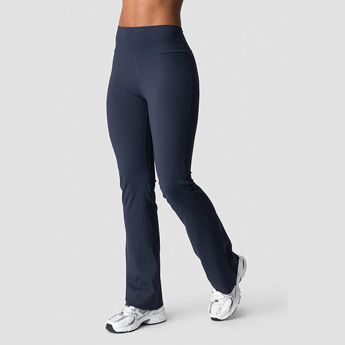 Nimble Flared Tights Marinbl&aring;