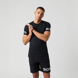 Borg T-shirt, Black Beauty, L  T-shirt Sort