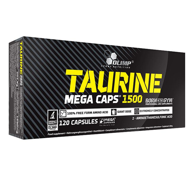 Taurine Mega Caps Aminosyrer 120 kapsler