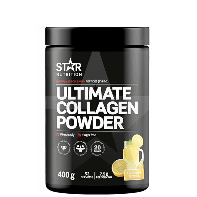Ultimate Collagen Powder Collagen peptider 400 g Lemonade