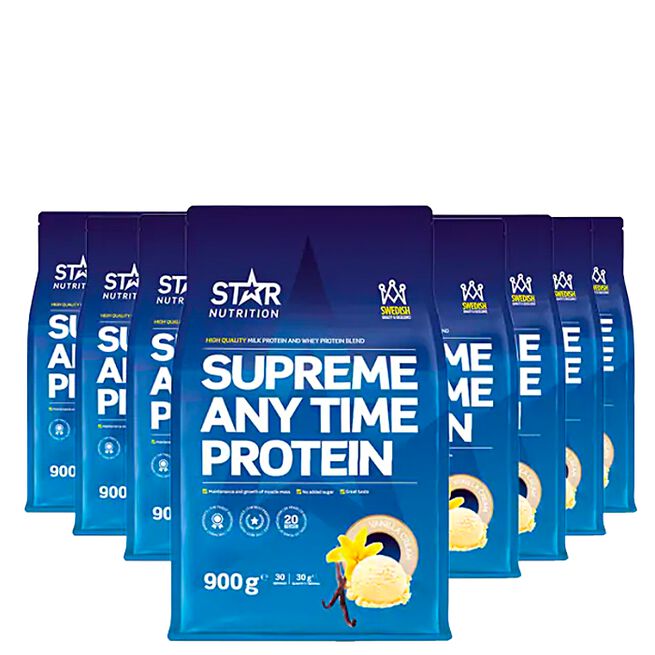 BIG BUY 8 x Supreme Any Time Valleprotein 900 g