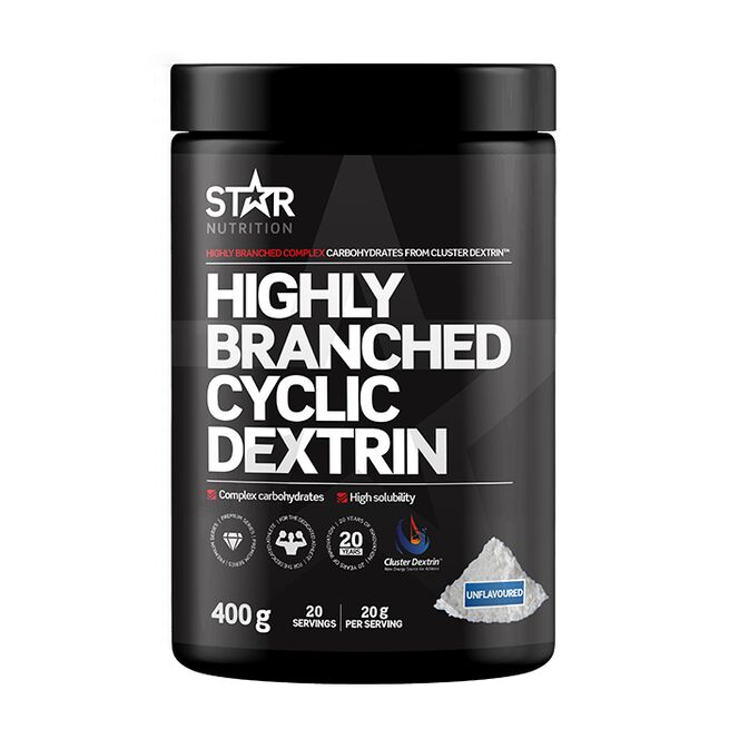 Meget forgrenet cyklisk dextrin maltodextrin uden smagsstoffer 400 g