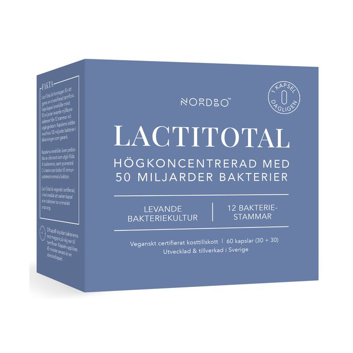 LactiTotal 50 Milliarder 60 kapsler