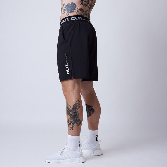 CLN Dino Stretch Shorts, Black