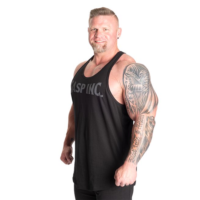 Essential T-Back Top, Sort/Grå