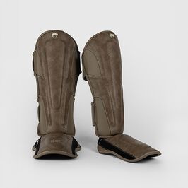 Venum Impact Evo Scales Shinguards Brown, L  Impact Evo Scales Benskinner Brun