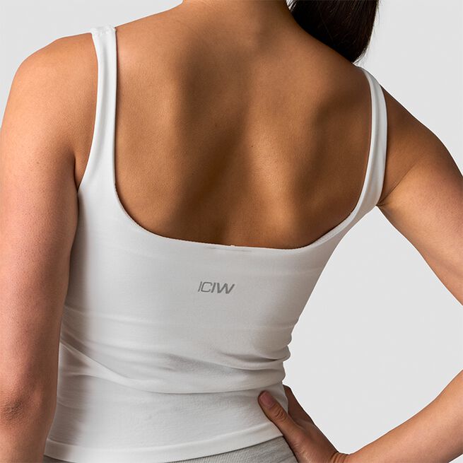 Smooth Seamless 2-i-1 Top Hvid