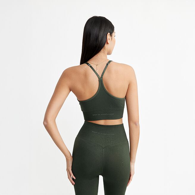 Sport-BH Mørkegrøn