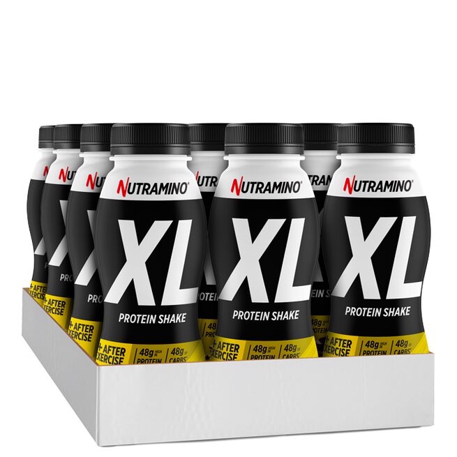12 x Nutramino Protein XL Shake, 475 ml Choklad Banan