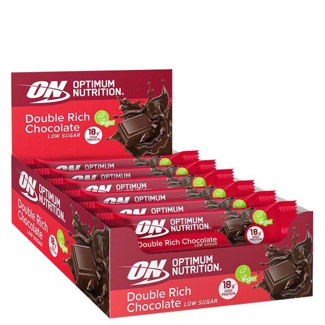 12 x Vegansk proteinbar 60 g Double Rich Chocolate