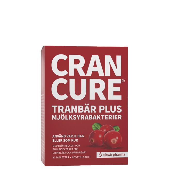 Cran Cure® Tranebær + Mælkesyrebakterier 60 tabletter