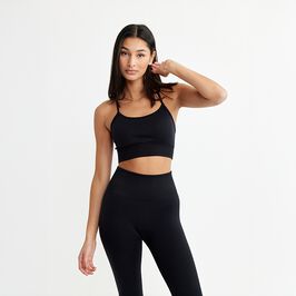 Signature Seamless Bra, Black, XS  Sport-BH Sort