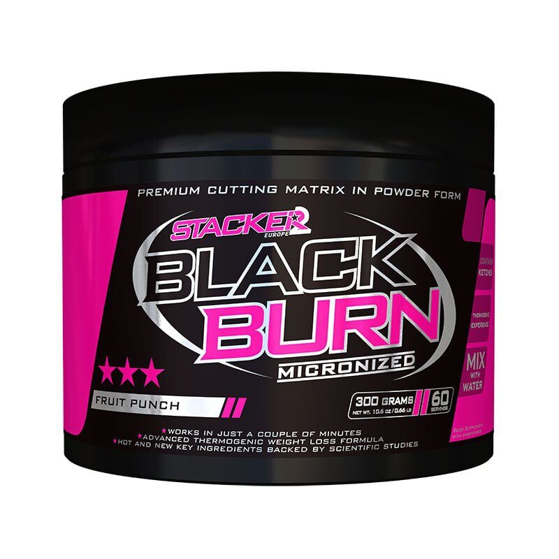 Black Burn Micronized Fedtforbr&aelig;nder Fruit Punch 300 g Fruit Punch