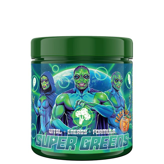 Super Greens 250 g Peach Ice Tea