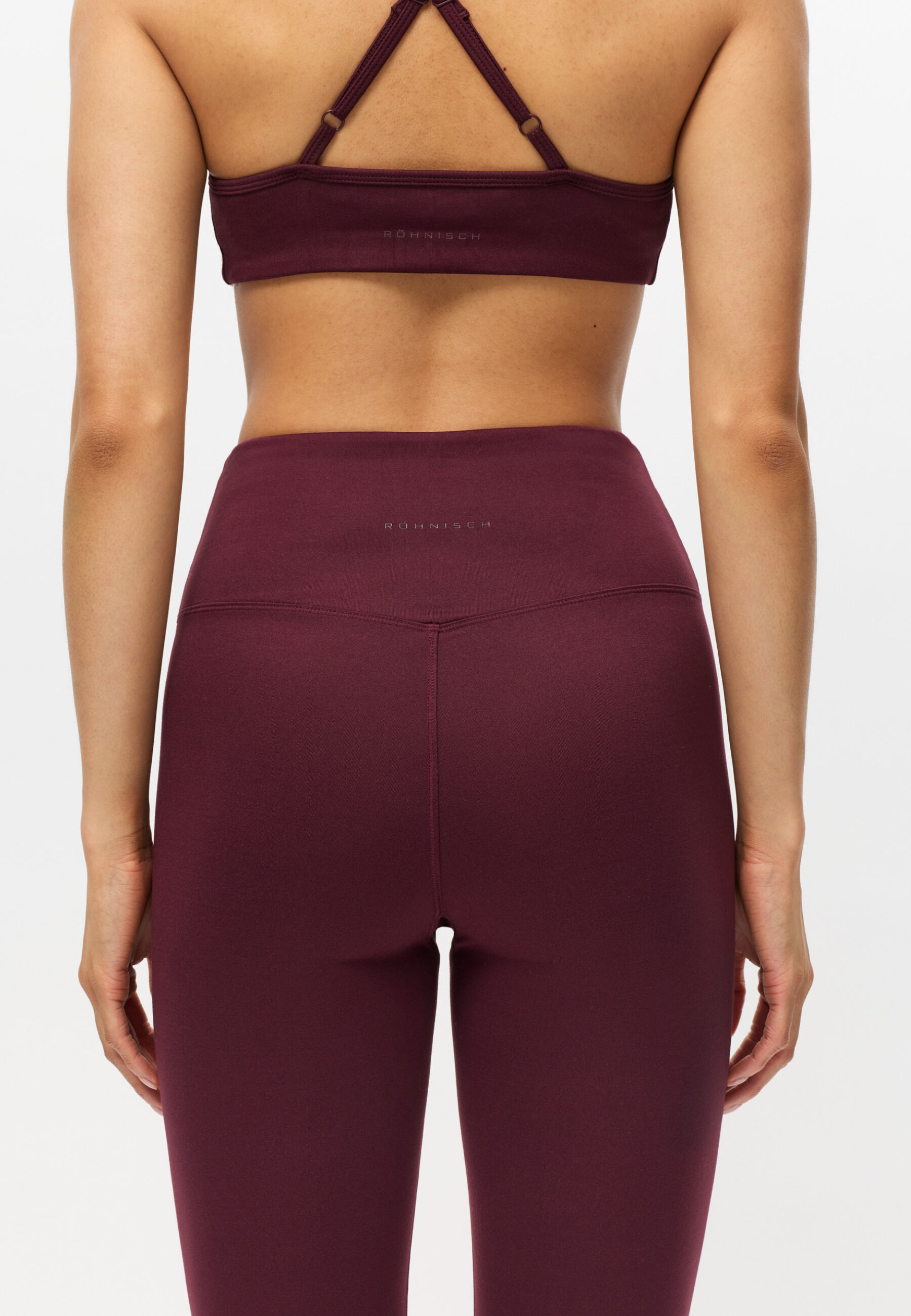 Flatterende High Waist Bukser Lilla