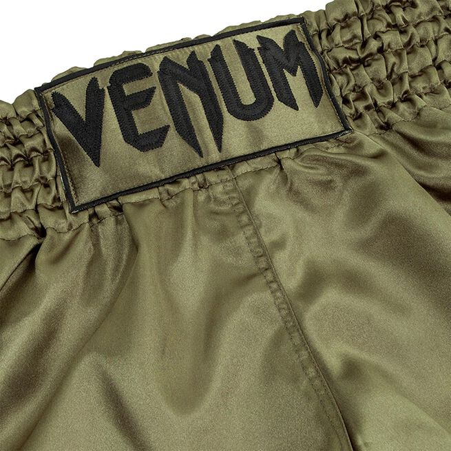 Klassiske Muay Thai Shorts Khaki/Sort