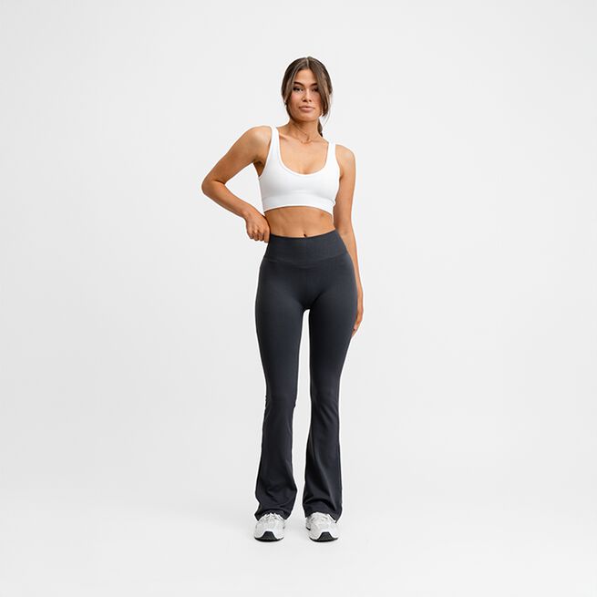 Seamless Flare Træningstights Grå