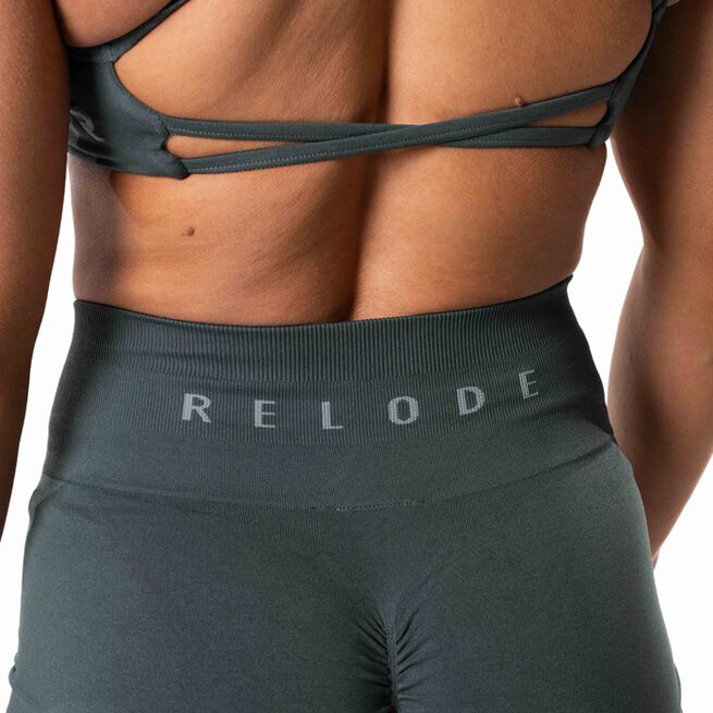 Relode Prime Scrunch Tights, Dusty Green