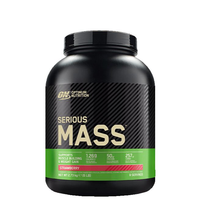 Optimum Nutrition Serious Mass Gainer, 2727 g Strawberry