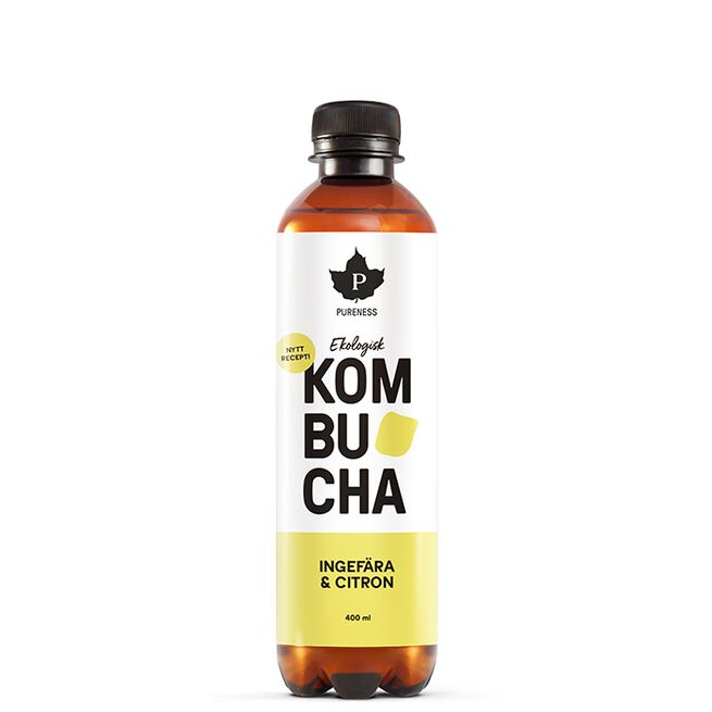 Kombucha ØKO, 370 ml Ingefära & Citron